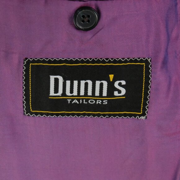 Samuelsohn Blazer Mens 42R Black Striped Two Button Double Vented Super 120s - Picture 14 of 16